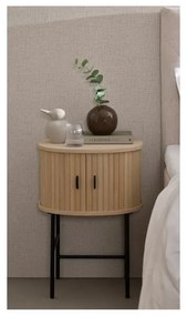 Nočný stolík v prírodnej farbe Nola – Unique Furniture