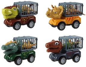 Auto na zotrvačník Dinosaurus s figúrkou 12,5 cm