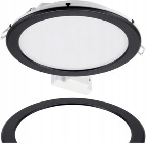 LED zapustený panel - 19w 2000lm 4000k + čierny rám