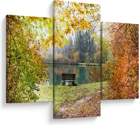 Obraz rybníka (90x60 cm)