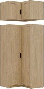 Nadstavec na skriňu Elena rohová dub olejovaný