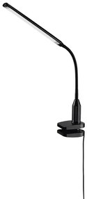 LIVARNO home LED lampa (čierna, upínacia lampa) (100365101)