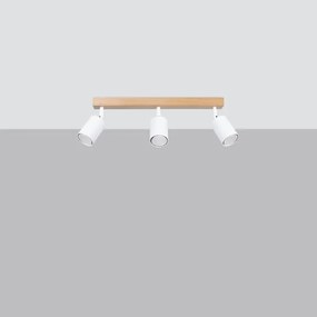 Sollux SL.1288 - Bodové svietidlo VERDO 3xGU10/10W/230V biela