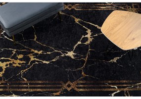 Kusový koberec Atohi čiernozlatý 200x290cm