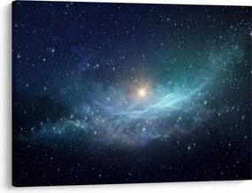 Obraz - Hviezdy a hmlovina (70x50 cm)