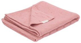 Deka pletená 70x100 cm Pure Pink Blush