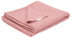 Deka pletená 70x100 cm Pure Pink Blush