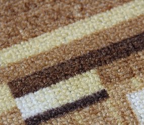 Associated Weavers, Protišmykový behúň na mieru Bombay 33, šíre 100 cm, hnedá, chodba / predsieň