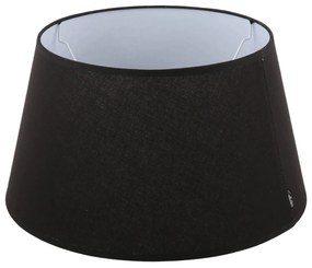 Čierne tienidlo na lampu Eleganza black - Ø25*14cm / E27