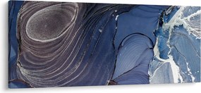 Obraz - Mramorovaný atrament (120x50 cm)