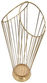 Stojan na dáždniky v zlatej farbe Mauro Ferretti, výška 60 cm