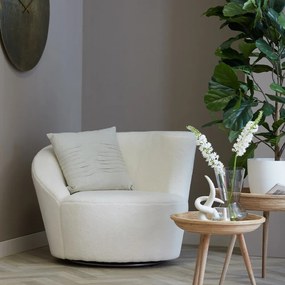 Ratanové okrúhle odkladacie stolíky v súprave 2 ks ø 56 cm Colon – Light &amp; Living