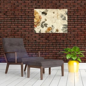 Obraz - Včelia lúka (70x50 cm)