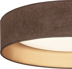 Brilagi-LED stmievateľné svietidlo VELVET SM. 36W/230V 3000-6000K pr. 55 cm hnedá/zlatá WT+DO