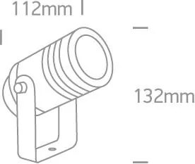 Vonkajšie dekoračné svietidlo ONE LIGHT ext. svietidlo s bodcom  67198G/AN