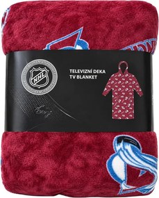 Mikinová televízna deka NHL Colorado Avalanche – veľ. M