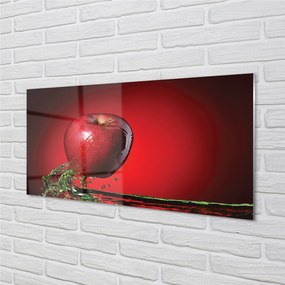 Obraz plexi Jablko vo vode 125x50 cm