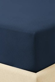 Froté plachta s gumičkou FROTTE námornícka modrá Rozmer: 200x200x30 cm