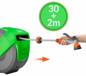 InternetovaZahrada Hadica s automatickým navijakom - 30m