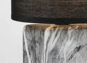 Rabalux 74068 stolná lampa Nalisa, hranatá, čierna