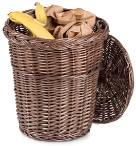 Odpadkový kôš prútený  Provence Limpar V.priemer 30 x v. 33(cm)