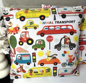 INTERMEDIC SK Posteľná obliečka Animal Transport na vankúšik 40x40cm