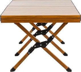 MI Kempingový stolík DREVO 120