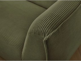 Zelená menčestrová pohovka 242 cm Giorgia – Bobochic Paris