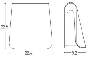 Zambelis E245 - LED Vonkajšie nástenné svietidlo LED/6W/230V IP54 antracit