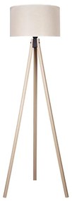 Duolla - Stojacia lampa 1xE27/60W/230V pr. 44 cm krémová/béžová