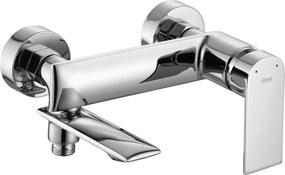 Rea Veneta, vaňová batéria s ručnou bodovou sprchovou súpravou, chrómová, REA-B6424