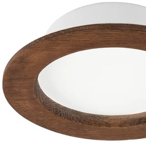 LED Podhľadové svietidlo WOODY SPOT LED/12,5W/230V 4000K čerešňa Ø16 cm
