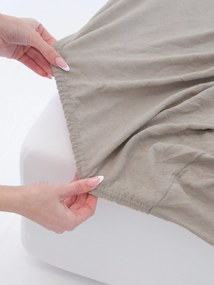 Froté plachta 200 × 200 cm - cappuccino