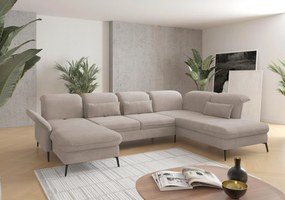 XXXLutz SEDACIA SÚPRAVA, textil, sivobéžová Sit & More - Sedačky - 00014401181H