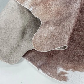 Hnedá syntetická koža 100x135 cm Etosha – Ayyildiz Carpets