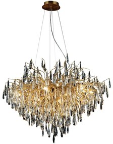 Krištáľový luster na lanku 11xG9/40W/230V zlatá