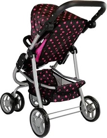 Alice Kočík 2 v 1 s taškou na prenos dieťaťa Black and Pink