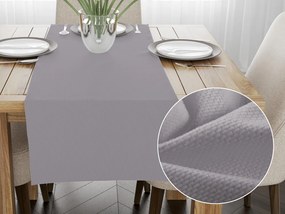 Biante Zamatový behúň na stôl Velvet Brick SVB-205 Sivý 35x160 cm