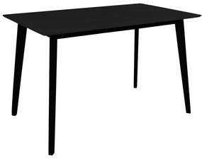 Jedálenský stôl s čiernou doskou 70x120 cm Vojens – House Nordic