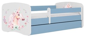 Detská posteľ Babydreams kôň modrá