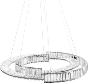 Toolight Toolight, LED krištáľové stropné svietidlo APP1525-CP60/80, chróm, OSW-06973