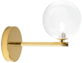 Toolight, nástenné svietidlo 1xG9 APP1161-1W, zlatá lesklá, OSW-14015