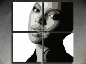 Ručne maľovaný POP Art obraz BEYONCÉ