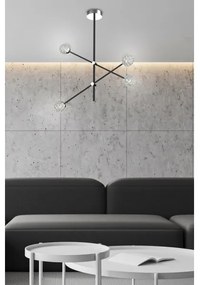 Luster na tyči PAKSOS 4xG9/5W/230V čierna