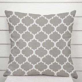 Biante Bavlnená obliečka na vankúš Sandra SA-188 Sivé Maroko 50 x 70 cm