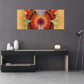 Obraz - Etno motýľ (120x50 cm)
