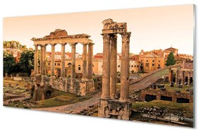 Sklenený obraz Rím Roman Forum svitania 125x50 cm