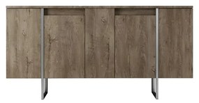 Skrinka Luxe Walnut and Silver