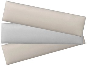 Čalúnený nástenný panel FRAME PAROS 15x60 cm Farba: Béžová