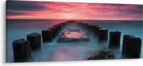 Obraz - Skaly v mori (120x50 cm)
